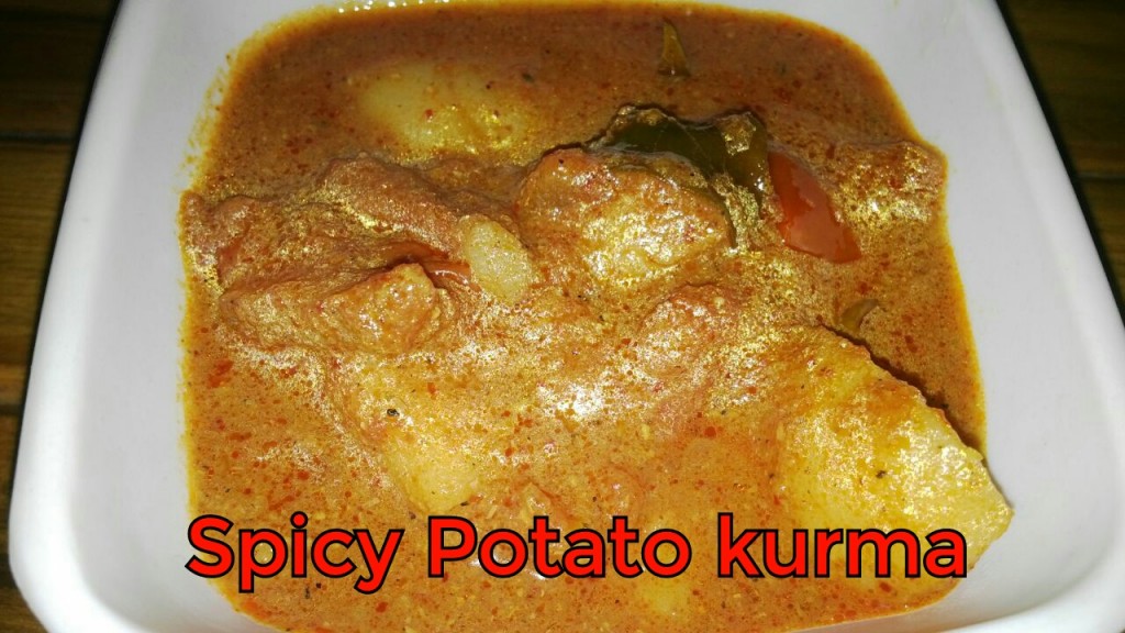 Spicy potato Kurma