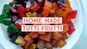 Tutti Frutti Recipe, Tutti Frutti from Watermelon Peel