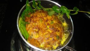 chicken mutton karandi omlette